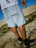 RUSTY Flip Daddy 2.0 Jort - SKY BLUE HEATHER