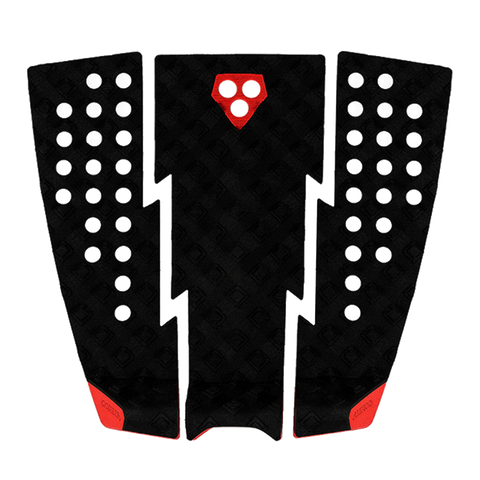 GORILLA GRIP Team Series Kyuss Traction Pad - BOLT/RED