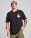 THE MAD HUEYS Anchor Bones Short Sleeve Tee - BLACK