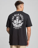 THE MAD HUEYS Keg Kelly Short Sleeve Tee - BLACK