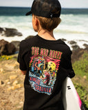 THE MAD HUEYS King Cod Codzilla Youth SS Tee - BLACK