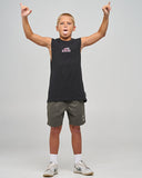 MAD HUEYS King Codzilla Youth Muscle - BLACK
