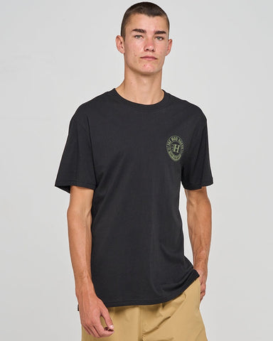 THE MAD HUEYS Living Hueys Short Sleeve Tee - BLACK