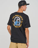 THE MAD HUEYS Captain Cooked jaws SS Tee - BLACK