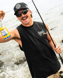 THE MAD HUEYS Frothin Hooked For Life Muscle - BLACK