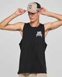 THE MAD HUEYS Triple Anchor Tank - BLACK