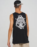 THE MAD HUEYS Triple Anchor Tank - BLACK