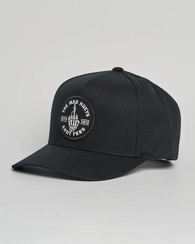 THE MAD HUEYS FKRS AHOY Twill Snapback - BLACK