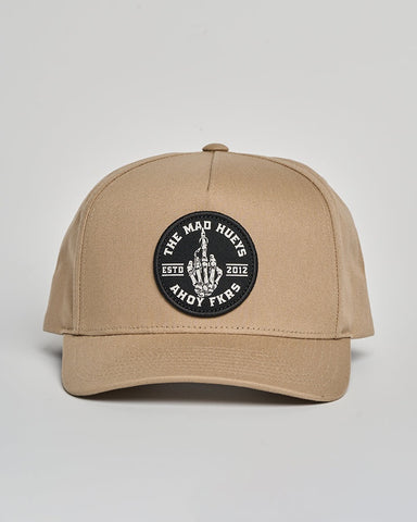 THE MAD HUEYS FKRS AHOY Twill Snapback - TAN