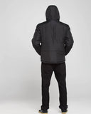 THE MAD HUEYS - Hurricane Puffer Jacket- BLACK