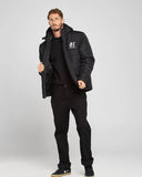 THE MAD HUEYS - Hurricane Puffer Jacket- BLACK