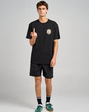 THE MAD HUEYS Fk Off Fish On Short Sleeve Tee - BLACK