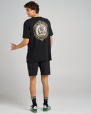 THE MAD HUEYS Fk Off Fish On Short Sleeve Tee - BLACK