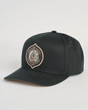 THE MAD HUEYS Fk Off Fish On Twill Snapback - BLACK