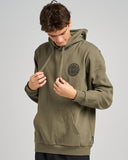 THE MAD HUEYS Mad Series Hooded Pullover - OLIVE