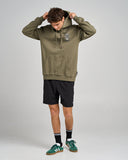 THE MAD HUEYS Pirate Hoody - OLIVE