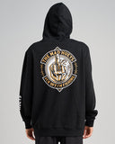 THE MAD HUEYS Fk Off On Hooded Pullover - BLACK