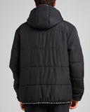 THE MAD HUEYS  Hurricane Puffer Jacket - BLACK
