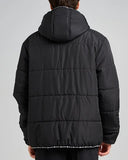 THE MAD HUEYS  Hurricane Puffer Jacket - BLACK