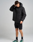THE MAD HUEYS  Hurricane Puffer Jacket - BLACK