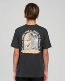 THE MAD HUEYS - Shred Dead Youth Short Sleeve Tee - BLACK