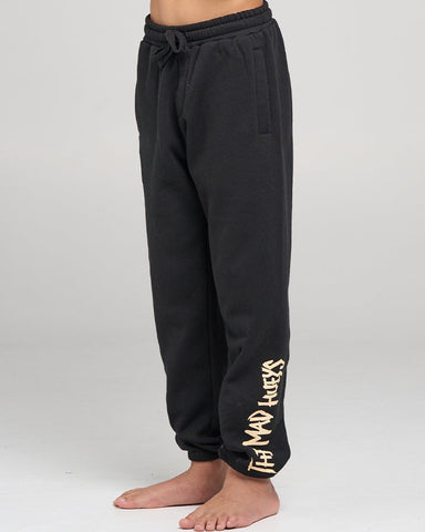 MAD HUEYS Youth Dead Shred Trackpant - BLACK