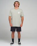THE MAD HUEYS H Series Split Tee - FADED DUST