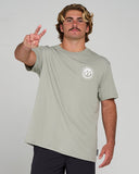 THE MAD HUEYS H Series Split Tee - FADED DUST