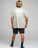 THE MAD HUEYS H Series Split Tee - FADED DUST
