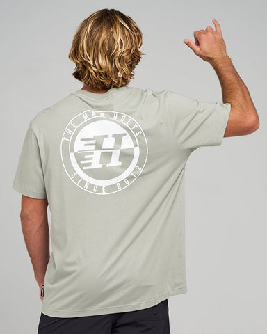 THE MAD HUEYS H Series Split Tee - FADED DUST