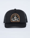 THE MAD HUEYS Fk Off Fish Foam Trucker - BLACK