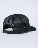 THE MAD HUEYS Rope Skull Anchor Twill Trucker - BLACK