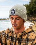 THE MAD HUEYS Rope Skull Anchor Beanie - FADED DUST