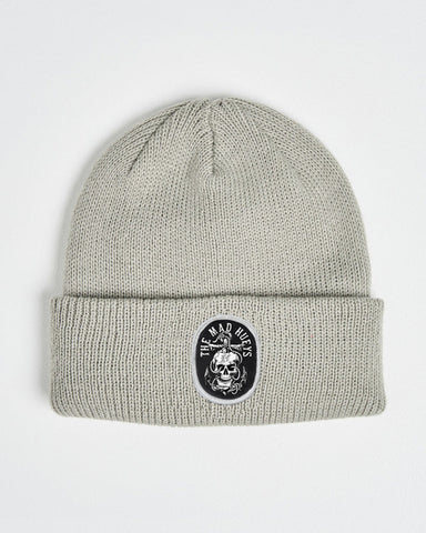 THE MAD HUEYS Rope Skull Anchor Beanie - FADED DUST
