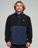 THE MAD HUEYS Tidal Quarter Zip - NAVY