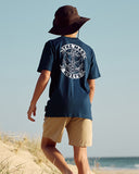 THE MAD HUEYS Drop Anchor Youth Short Sleeve Tee - NAVY