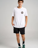 THE MAD HUEYS Hueys Ship Wheel Short Sleeve Tee - WHITE