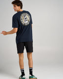 THE MAD HUEYS - Ship For Brains Short Sleeve Tee - NAVY
