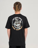 THE MAD HUEYS Anchor Management Youth Short Sleeve Tee - BLACK