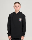 THE MAD HUEYS Don't Be Jelly Youth Hooded Pullover - BLACK