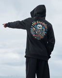THE MAD HUEYS Don't Be Jelly Youth Hooded Pullover - BLACK