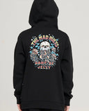 THE MAD HUEYS Don't Be Jelly Youth Hooded Pullover - BLACK