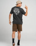 THE MAD HUEYS Surf Hueys Short Sleeve Tee - VINTAGE BLACK