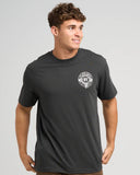 THE MAD HUEYS Surf Hueys Short Sleeve Tee - VINTAGE BLACK