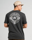 THE MAD HUEYS Surf Hueys Short Sleeve Tee - VINTAGE BLACK