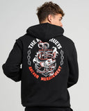 THE MAD HUEYS Anchor Management Pullover - BLACK