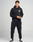 THE MAD HUEYS Surf Series Trackpant - WASHED BLACK