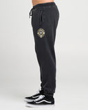 THE MAD HUEYS Surf Series Trackpant - WASHED BLACK
