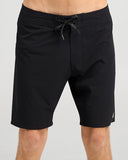 THE MAD HUEYS Life 19" Boardshort - BLACK