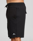 THE MAD HUEYS Freestyle 18" Swim Volley Short - BLACK